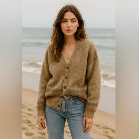 Vintage Jantzen Wool & Mohair Cardigan – Men’s S (Fits up to Women’s L) - Picture 1 of 12